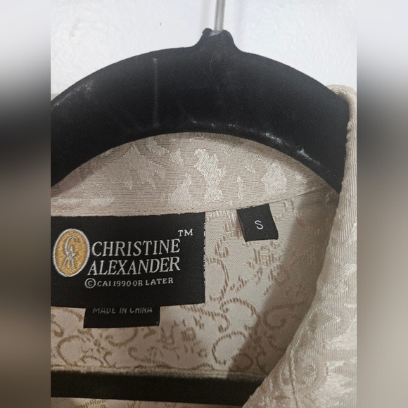 Christine Alexander Jacquered Printes Jacket - Picture 6 of 8